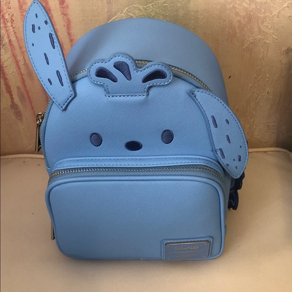 Loungefly Sanrio Pochacco Monochrome Cosplay Convertible mini Backpack New
